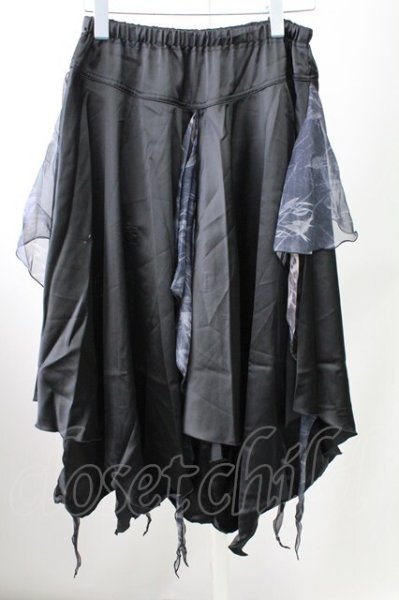 画像2: CIVARIZE / レイヤードワイドパンツ F ブラック T-25-09-25-041-CI-pa-YM-ZT048 (2)