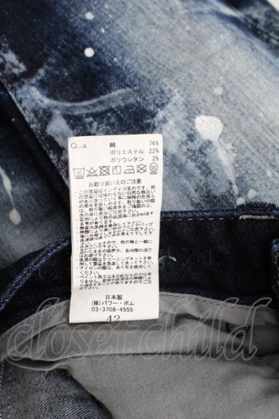 画像9: CIVARIZE / Notice パウダー加工スキニーデニムパンツ 42 インディゴ T-25-09-25-043-CI-pa-YM-ZT048 (9)