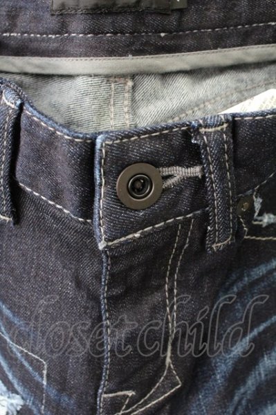 画像3: CIVARIZE / スパンコールリメイク加工スキニーデニムパンツ 42 インディゴｘパープル T-25-09-25-044-CI-pa-YM-ZT048 (3)