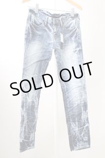 CIVARIZE / ベルトデザイン膝ZIPスキニーデニムパンツ 44 インディゴ O