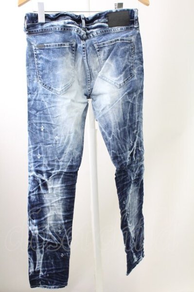 画像2: CIVARIZE / Stable イナズマ加工スキニーデニムパンツ 42 インディゴ T-25-09-25-045-CI-pa-YM-ZT048 (2)