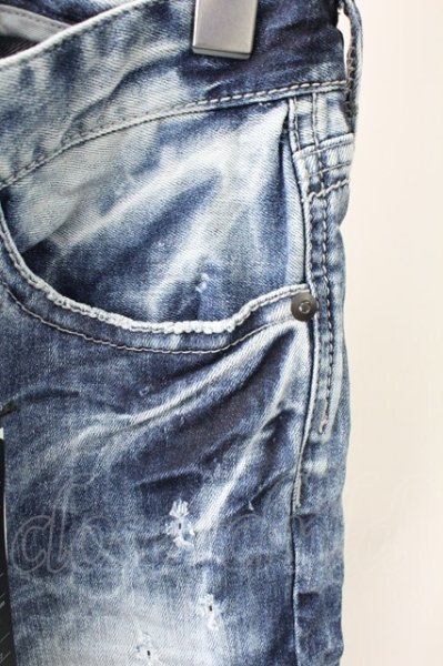 画像4: CIVARIZE / Stable イナズマ加工スキニーデニムパンツ 42 インディゴ T-25-09-25-045-CI-pa-YM-ZT048 (4)