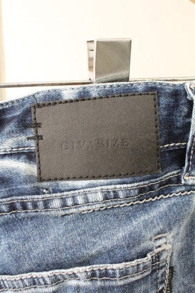 画像7: CIVARIZE / Stable イナズマ加工スキニーデニムパンツ 42 インディゴ T-25-09-25-045-CI-pa-YM-ZT048 (7)