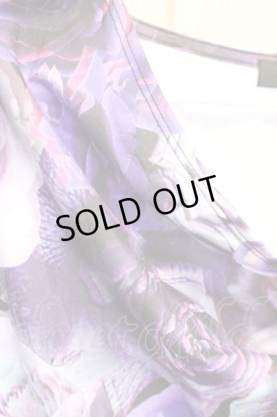 画像3: CIVARIZE / Finder フラワー総柄ドレープロングTシャツ 44 パープル T-25-09-25-006-CI-ts-YM-ZT056 (3)