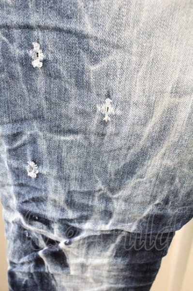 画像9: CIVARIZE / Stable イナズマ加工スキニーデニムパンツ 42 インディゴ T-25-09-25-045-CI-pa-YM-ZT048 (9)