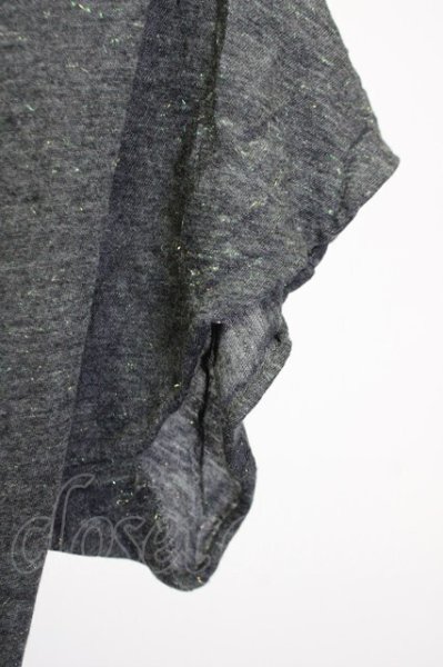 画像3: IFSIXWASNINE / BETTA/LUNGO アシンメトリーTシャツ 0（レディース） グレーxブラック T-25-09-25-007-IF-ts-YM-ZT056 (3)