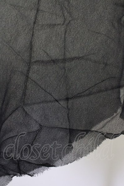 画像4: IFSIXWASNINE / BETTA/LUNGO アシンメトリーTシャツ 0（レディース） グレーxブラック T-25-09-25-007-IF-ts-YM-ZT056 (4)