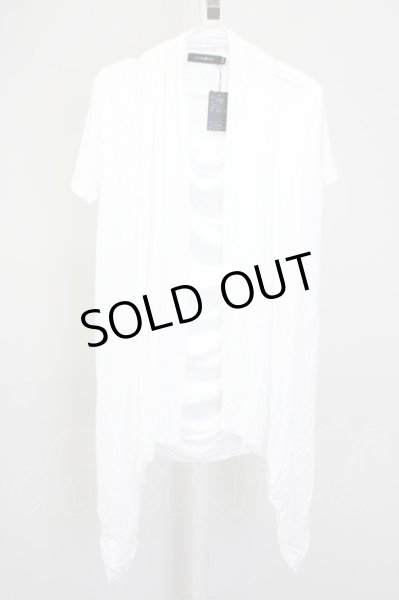 画像1: CIVARIZE / UNITEドレープTシャツ 44 ホワイト T-25-09-25-011-CI-to-YM-ZT053 (1)