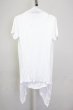 画像2: CIVARIZE / UNITEドレープTシャツ 44 ホワイト T-25-09-25-011-CI-to-YM-ZT (2)