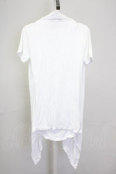画像2: CIVARIZE / UNITEドレープTシャツ 44 ホワイト T-25-09-25-011-CI-to-YM-ZT053 (2)