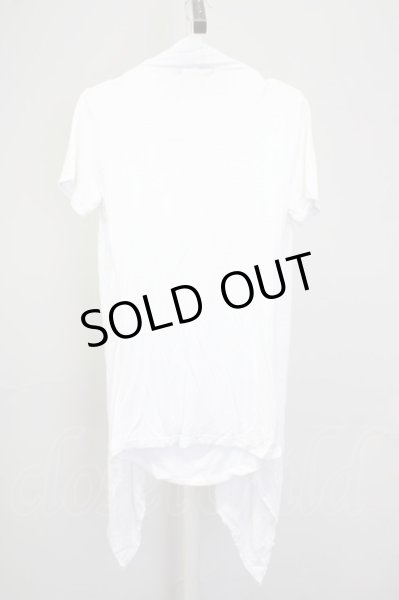 画像2: CIVARIZE / UNITEドレープTシャツ 44 ホワイト T-25-09-25-011-CI-to-YM-ZT053 (2)