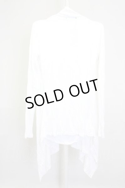 画像3: CIVARIZE / Uniteドレープ長袖カットソー 44 ホワイト T-25-09-25-012-CI-to-YM-ZT053 (3)