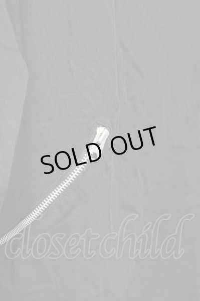 画像4: CIVARIZE / DrollレースアップZIP長袖カットソー 44 ブラック T-25-09-25-014-CI-to-YM-ZT053 (4)