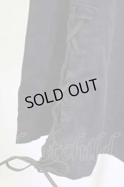 画像5: CIVARIZE / DrollレースアップZIP長袖カットソー 44 ブラック T-25-09-25-014-CI-to-YM-ZT053 (5)