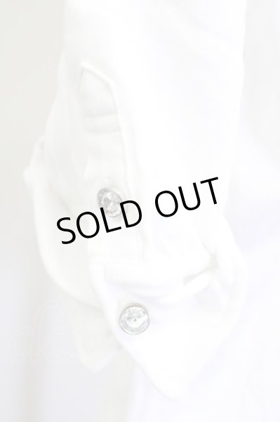 画像4: MURDER LICENSE / ドットレイヤードポロトップス 44 ホワイト T-25-09-25-015-MU-to-YM-ZT053 (4)