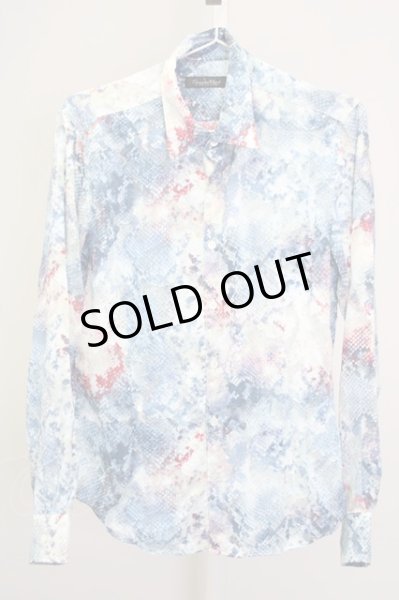 画像1: TORNADO MART / マルチパイソンプリントシャツ M マルチ（ブルー） T-25-09-25-016-TO-sh-YM-ZT053 (1)