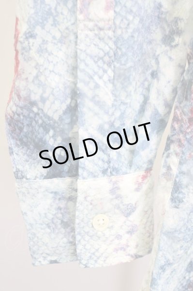 画像4: TORNADO MART / マルチパイソンプリントシャツ M マルチ（ブルー） T-25-09-25-016-TO-sh-YM-ZT053 (4)