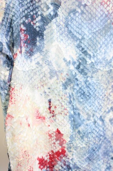 画像5: TORNADO MART / マルチパイソンプリントシャツ M マルチ（ブルー） T-25-09-25-016-TO-sh-YM-ZT053 (5)