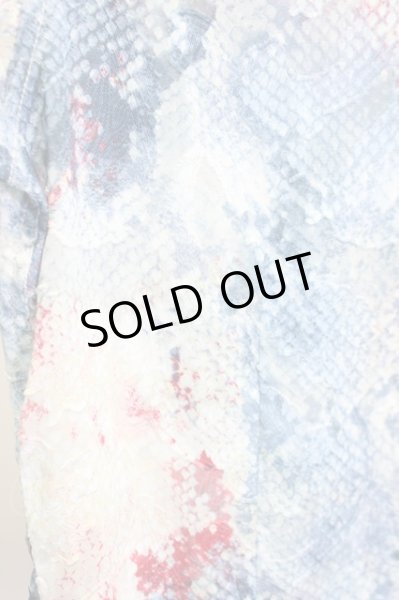 画像5: TORNADO MART / マルチパイソンプリントシャツ M マルチ（ブルー） T-25-09-25-016-TO-sh-YM-ZT053 (5)