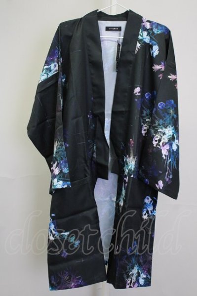 画像1: CIVARIZE / Civilizationフラワー総柄着物カーディガン F ブルー T-25-09-25-018-CI-to-YM-ZT (1)