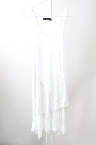 画像1: CIVARIZE / ドレープフェイクレイヤードタンクトップ 44 ホワイト T-25-10-03-001-CI-to-YM-ZT (1)