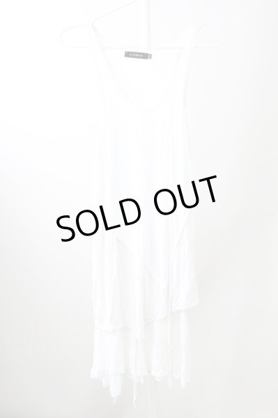 画像1: CIVARIZE / ドレープフェイクレイヤードタンクトップ 44 ホワイト T-25-10-03-001-CI-to-YM-ZT288 (1)