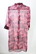 画像2: CIVARIZE / シースルーフラワーロングシャツ 44 レッド T-25-10-03-022-CI-sh-YM-ZT (2)