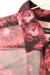 画像4: CIVARIZE / シースルーフラワーロングシャツ 44 レッド T-25-10-03-022-CI-sh-YM-ZT (4)