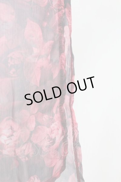 画像6: CIVARIZE / シースルーフラワーロングシャツ 44 レッド T-25-10-03-022-CI-sh-YM-ZT280 (6)