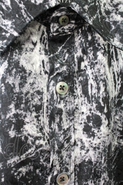 画像4: CIVARIZE / 七分丈ジャガードシャツ 44 ブラック T-25-10-03-023-CI-sh-YM-ZT280 (4)