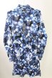 画像1: CIVARIZE / ローズジャガードロングシャツ 44 ブルー T-25-10-03-024-CI-sh-YM-ZT (1)