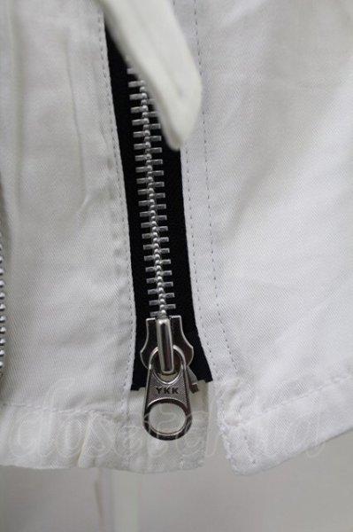 画像5: CIVARIZE / Kaiser ダブルライダースロングベスト 44 ホワイト T-25-10-03-026-CI-to-YM-ZT267 (5)