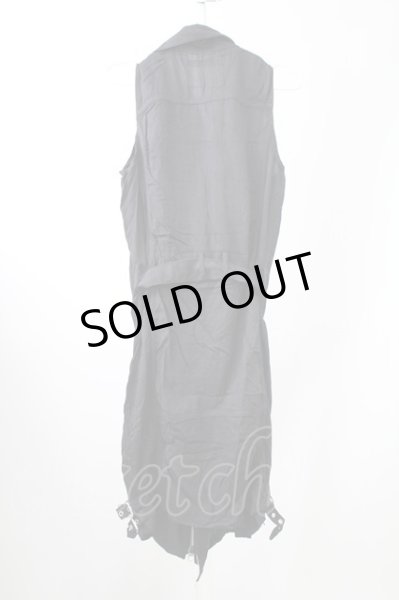 画像2: CIVARIZE / Kaiser ダブルライダースロングベスト 44 ブラック T-25-10-03-027-CI-to-YM-ZT (2)