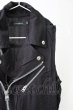 画像3: CIVARIZE / Kaiser ダブルライダースロングベスト 44 ブラック T-25-10-03-027-CI-to-YM-ZT (3)