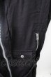 画像4: CIVARIZE / Kaiser ダブルライダースロングベスト 44 ブラック T-25-10-03-027-CI-to-YM-ZT (4)
