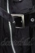 画像6: CIVARIZE / Kaiser ダブルライダースロングベスト 44 ブラック T-25-10-03-027-CI-to-YM-ZT (6)