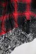 画像4: CIVARIZE / Decieve レイヤードレーストッパーカーディガン 44 レッドｘブラック T-25-10-03-028-CI-to-YM-ZT (4)