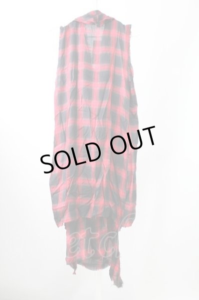 画像2: CIVARIZE / Spiral ドレープロングノースリーブガウン F レッド T-25-10-03-003-CI-to-YM-ZT288 (2)