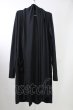 画像1: CIVARIZE / Manage ロングカーディガン F ブラック T-25-10-03-029-CI-to-YM-ZT (1)