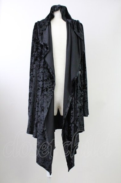 画像1: CIVARIZE / Affection ベロアガウン 44 ブラック T-25-10-03-030-CI-to-YM-ZT (1)