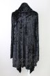 画像2: CIVARIZE / Affection ベロアガウン 44 ブラック T-25-10-03-030-CI-to-YM-ZT (2)