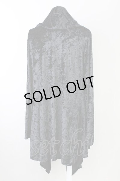 画像2: CIVARIZE / Affection ベロアガウン 44 ブラック T-25-10-03-030-CI-to-YM-ZT265 (2)