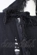 画像5: CIVARIZE / Devaste ニットノーススリーブパーカー 44 ブラック T-25-10-03-032-CI-to-YM-ZT (5)