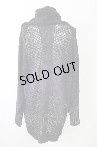 画像2: NO ID. BLACK / チェンジングシアーニットZIPパーカー ONE ブラックｘパープル T-25-10-03-033-NO-to-YM-ZT265 (2)