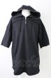 画像1: CIVARIZE / Energetic ハーフジップビッグパーカー 44 ブラック T-25-10-03-034-CI-to-YM-ZT (1)