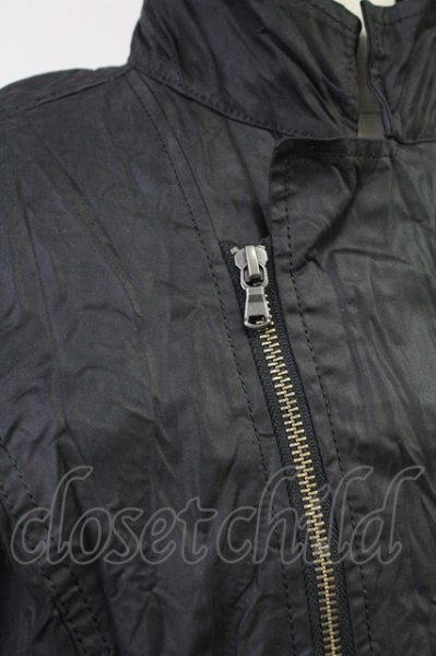 画像4: TORNADO MART / ワッシャー加工ロングライダースコート M ブラック T-25-10-03-036-TO-ou-YM-ZT267 (4)