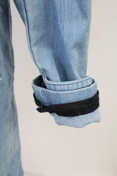 画像7: Black by VANQUISH / スプリングストレッチデニムトレンチコート S ライトインディゴ T-25-10-03-038-Bl-ou-YM-ZTM019 (7)