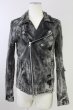 画像1: CIVARIZE / Rebellious 加工デニムライダース 44 グレー T-25-10-03-040-CI-ja-YM-ZT (1)