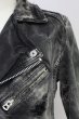画像4: CIVARIZE / Rebellious 加工デニムライダース 44 グレー T-25-10-03-040-CI-ja-YM-ZT (4)
