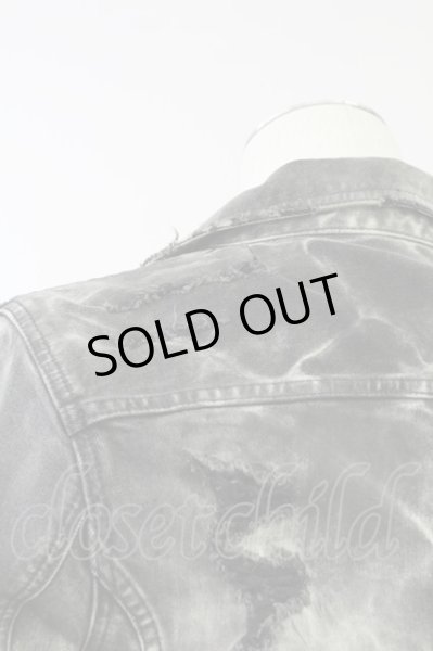 画像8: CIVARIZE / Rebellious 加工デニムライダース 44 グレー T-25-10-03-040-CI-ja-YM-ZT266 (8)